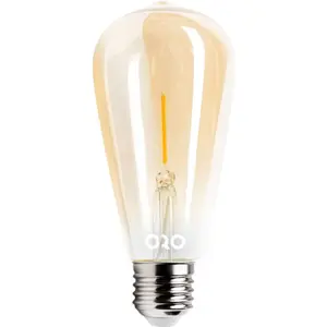 Lâmpada LED tipo filamento E27 ST64 230V 1.3W 2700K (branco quente) 55lm