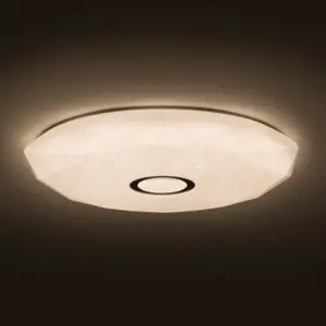 Plafon LED 230VAC 80W 9600lm CCT (3000-6500K) dimável c/ comando - Ø750x110mm