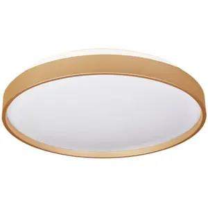 Plafon LED 230VAC 60W 6500Lm 4000K Ø485x74mm - Dourado