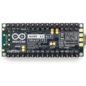 Microcontrolador Arduino Nano 33 BLE SENSE REV2 c/ headers