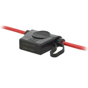 Porta-fusível para fusíveis auto standard 19mm 30A máx. (12AWG) IP66