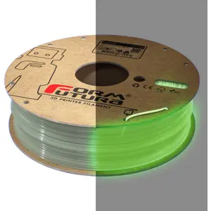 Rolo de filamento de impressão 3D em PLA de 1.75mm - Verde fluorescente - 250g