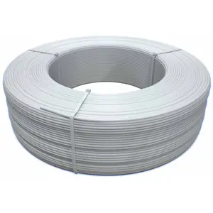 Rolo de filamento de impressão 3D em PETG de 1.75mm - Cinza claro - 750g