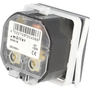 Contador eletromecânico 230VAC (99999,99h) de painel 48x48x34mm
