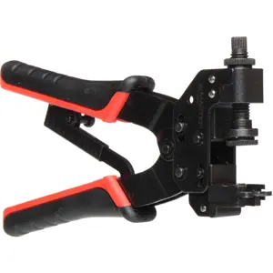 Alicate de cravar fichas F/BNC/IEC/RCA de compressão angular/reto - RG59/RG6