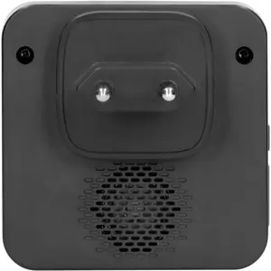 Campainha sem fios com botão auto-alimentado (cinético) - alcance 50...200m - preto