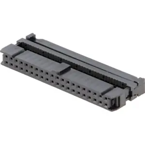 Ficha IDC 40 pinos (2x20) fêmea para ribbon-cable 1.27mm Amphenol