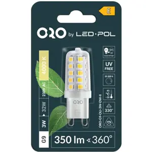Lâmpada G9 LED 230V 3W 4000K (branco neutro) 350lm