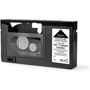 Cassete de conversão VHS-C em VHS
