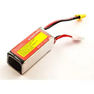 Bateria for FPV Drone, Li-Polymer, 14,8V, 1550mAh, 22,9Wh, 4S 100C, with XT60 Plug