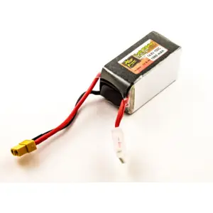 Bateria for FPV Drone, Li-Polymer, 14,8V, 1550mAh, 22,9Wh, 4S 100C, with XT60 Plug