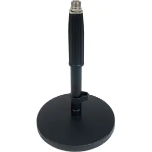 Base de microfone de mesa com tubo