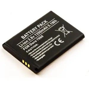 Bateria Doro 7060, Li-ion, 3,8V, 1350mAh, 5,1Wh