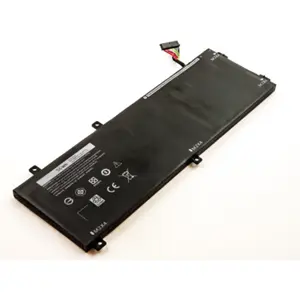 Batería DEL XPS 15 (9550), Li-Polímero, 11,4V, 4910mAh, 56Wh, integrada, sin herramientas