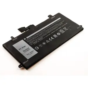 Batería DEL Latitude 5285, Li-ion, 11,4V, 2760mAh, 31,5Wh, integrada, sin herramientas