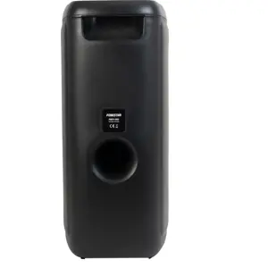 Coluna portátil Karaoke 100W c/ bluetooth FM/USB/microSD + comando