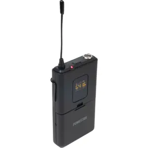 Microfone sem fios portátil UHF 24 canais c/ Receptor USB-A
