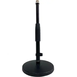 Base de microfone de mesa com tubo