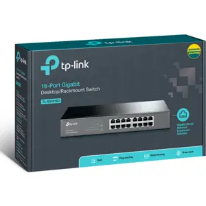Switch 16P Gigabit 10/100/1000Mbps para Desktop / Rack