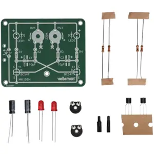 Mini kit de montagem de multivibrador astável com velocidade regulável