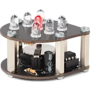 Kit de montagem de dado eletrónico de rolar