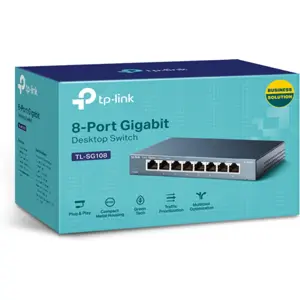 Switch 8P Gigabit 10/100/1000Mbps