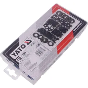 Conjunto de 180unid. de ilhós passa-fios de borracha
