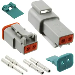 Conjunto de fichas DT macho+hembra 2 pines Size 16 (0.5..2.5mm²)