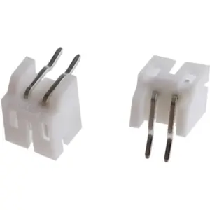 Ficha Raster Signal wire-board 2.00mm 2 pinos (1x2) macho 90º p/ PCB