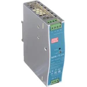 Fonte de alimentação para calha DIN 24VDC 3.2A 76.8W
