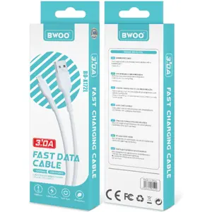 Cabo USB-A -> Lightning 3.0A - branco - 1.0m