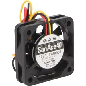 Ventoinha 40x40x10mm 12VDC 0.07A 0.84W 3 fios