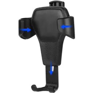 Suporte universal de telemóvel gravitacional para grelha de ventilação
