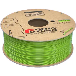 Rolo de filamento de impressão 3D em rPET (reciclado) de 1.75mm - Verde Lima - 1Kg