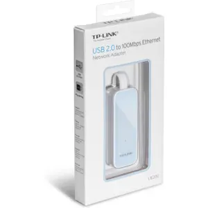 Adaptador rede Ethernet USB-A 2.0 - RJ45 10/100Mbps