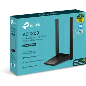 Adaptador USB Wireless Dual-Band AC1300 c/ 2 antenas High-Gain