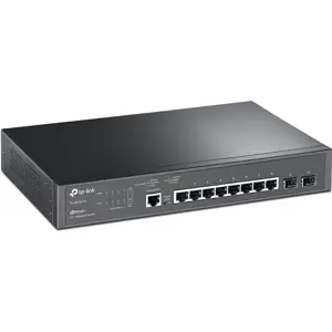 Switch 8P + 2SFP Gigabit Gerenciável JetStream L2+, montável em Rack
