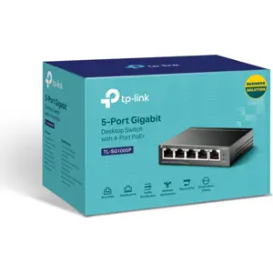 Switch 5P (4PoE+) Gigabit 10/100/1000Mbps 65W
