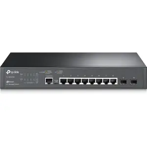 Switch 8P + 2SFP Gigabit gestionable JetStream L2+, instalable en rack