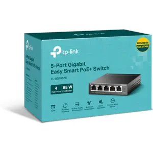 Switch 5P (4PoE+) Gigabit Easy Smart