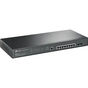 Switch 8P (8PoE+) 2.5G + 2 SFP+ 10Gbps Gerenciável Jetstream L2+, montável em Rack