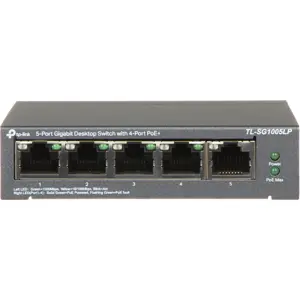 Switch 5P (4PoE+) Gigabit 10/100/1000Mbps 40W
