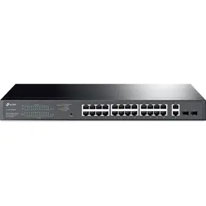 Switch 26P (24PoE+) + 2 SPF Gigabit Easy Smart - montável em Rack