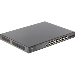 Switch 24P (24PoE+) + 4 SFP+ Gigabit Gerenciável Jetstream L2+, montável em Rack