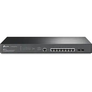 Switch 8P (8PoE+) 2.5G + 2 SFP+ 10Gbps Gerenciável Jetstream L2+, montável em Rack