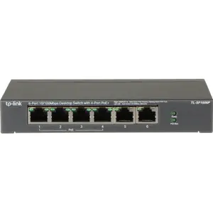 Switch 6P (4PoE+) 10/100Mbps 67W