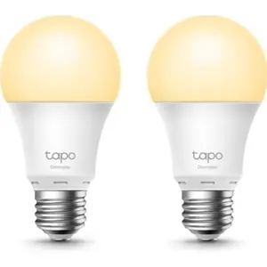 Lâmpada LED Smart WiFi E27 A60 Branco Quente (2700K) 8.7W 806lm - (2 unid.)