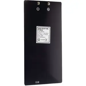 Painel fotovoltaico MICROSOLAR™ 9V 0.15A 1.35W - 150x82mm