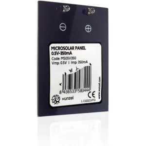 Painel fotovoltaico MICROSOLAR™ 0.5V 0.35A 0.18W - 62x80mm