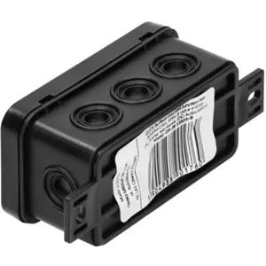 Caixa de derivação estanque 80x45x41mm IP54 - preto